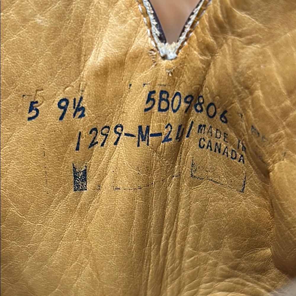 Boulet Tan Western Cowboy Boots - Picture 4 of 7